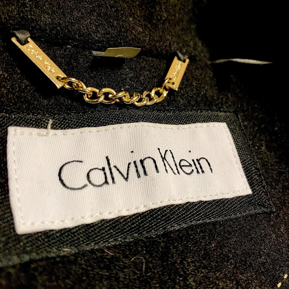 Like New! Women's Large Wool Calvin Klein Coat